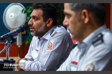 قدرت الله محمدی رییس سارمان اتش نشانی شهر تهران