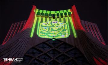 نور افشانی در شب سالگرد پیروزی انقلاب اسلامی - 2 3