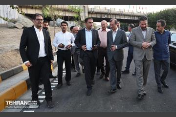 بهره‌برداری از دوربرگردان غیرهمسطح شمال به شمال بزرگراه چمران 21