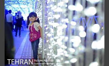 تونل نوری بوستان دانشجو به مناسبت دهه کرامت 14