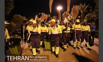 خدمات شهرداری تهران به مناسبت رحلت امام خمینی در مرقد امام خمینی (ره)  26