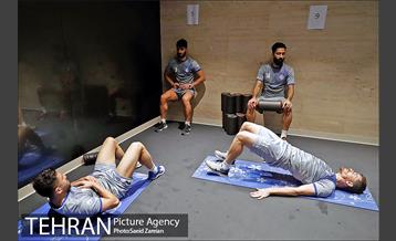 تمرین بدن سازى تیم استقلال 9