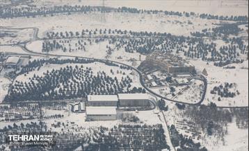 تهران برفی از نمای برج میلاد 30