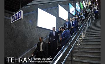 بازدید شهردار بلگراد از مترو خط یک 10