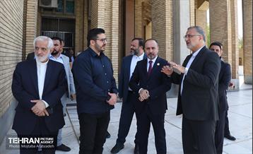 دیدار شهردار تهران با شهردار بغداد