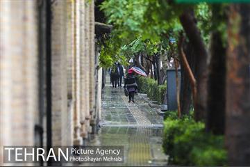 بارش باران پاییزی در تهران 25