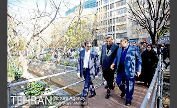 بازدید شهردار تهران از نوروزگاه بلوار کشاورز 9