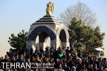 مراسم تشییع شهدای حادثه سقوط هواپیما  32