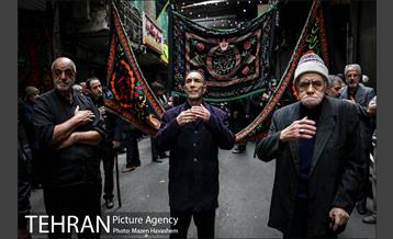 عزاداری شهادت حضرت زهرا (س) در بازار تهران 3