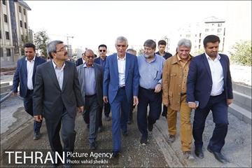 بازدید شهردار تهران از پروژه های عمرانی شهر تهران 22