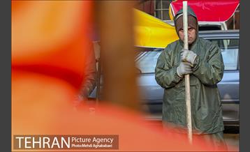 مانور عملیات برف روبی شهرداری منطقه 8