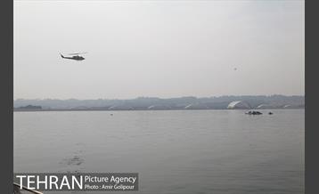 سقوط بالگرد در دریاچه شهدای خلیج فارس