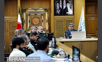 دیدار فرمانده سپاه محمد رسول الله تهران با شهردار تهران 27