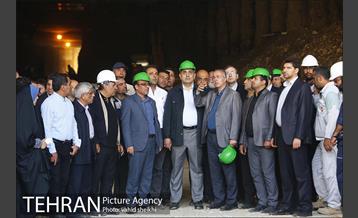 بازدیدشهردار تهران از پروژه های زیرگذر گیشا و استاد معین 9