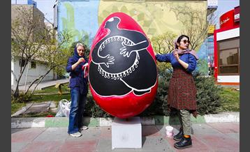 جشنواره تخم مرغ رنگی در فلکه دوم صادقیه 11