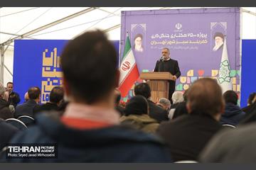 آیین روز درخت‌کاری و پایان پروژه کاشت ۲۵۰۰ هکتار کمربند سبز پایتخت  38