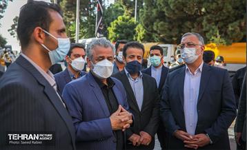 بازدید شهردار  تهران از تجهیزات جدید سازمان مدیریت پسماند 6