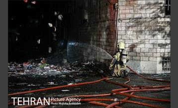 آتش‌سوزی ساختمان چهار طبقه در خیابان فخر رازی 14