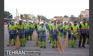 صبحگاه پاکبانان در شهر کربلا 10