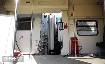 برخورد دو قطار متروی کرج - تهران 8