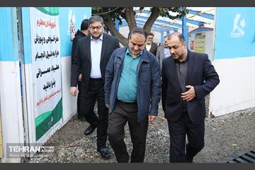 بازدید کمیسیون برنامه و بودجه شورای شهر از پروژه‌های منطقه 4 24