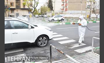 ضدعفونی معابر سطح شهر 19