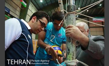 دیدار سایپا تهران و صالحین ورامین در لیگ برتر والیبال 1