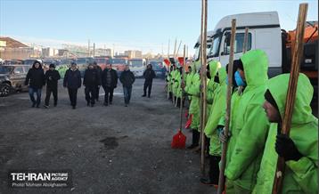 مانور برف‌‍‌روبی منطقه 4 شهرداری تهران 19