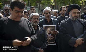 تشییع پیکر شهید حسین امیرعبداللهیان در وزارت خارجه 39