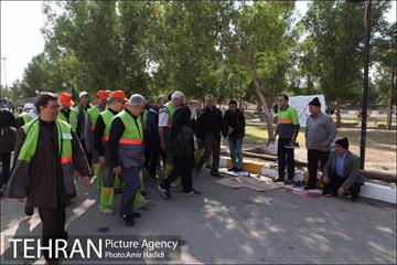 بازدید اعضای شورای اسلامی شهر تهران از خدمات رسانی به زائران اربعین حسینی 13