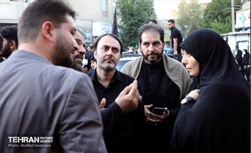 حضور شهردار منطقه هشت در مراسم عزاداری روز عاشورا