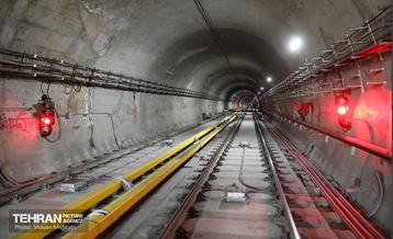 تست گرم بخش شمالی خط ۶ مترو تهران 45