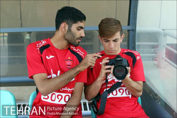 تمرین تیم فوتبال پرسپولیس