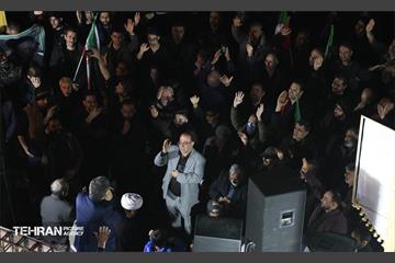 عزاداری هفتمین شب شهادت رهبر انقلاب در میدان دوم نازی آباد 15
