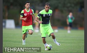 تمرین تیم فوتبال سایپا  تهران 1