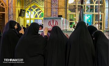 مراسم وداع با پیکرهای مطهر ۱۱۰ شهید گمنام دفاع مقدس 28