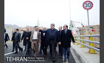 افتتاح فاز نخست پروژه بزرگراه شهید رستگاری 37