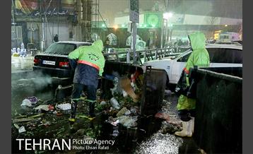 بارش اولین برف پاییزی تهران 21