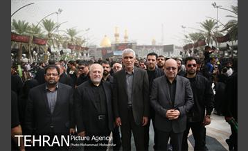 حضور سیدمحمدعلی افشانی شهردار تهران در کربلا 15