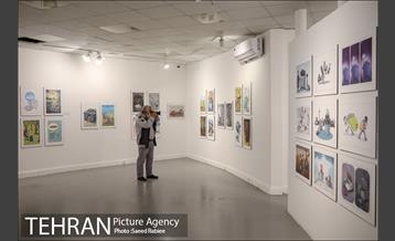 بازدید مدیران شهری و اعضای شورای شهر تهران از نمایشگاه تهران از منظر هنرمندان-2 9