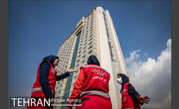 مانور عملیات آتش نشانی در شمال تهران 17