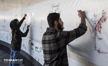 رویداد طراحی دیواری با ماژیک 28