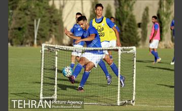 تمرین تیم فوتبال استقلال