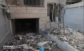 حمله موشکی رژیم صهیونیستی به یک ساختمان در محله شهرآرا 4