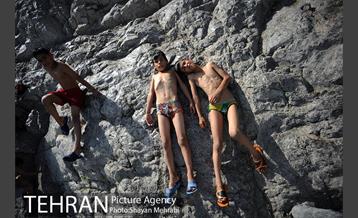 تابستان گرم  در چشمه علی 16