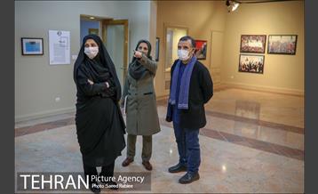 بازدید مدیران شهری و اعضای شورای شهر تهران از نمایشگاه تهران از منظر هنرمندان-2 37