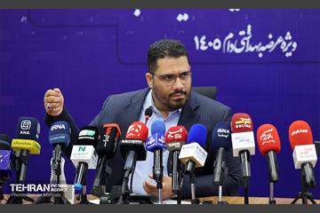 نشست خبری مدیرعامل سازمان میادین میوه و تره‌بار شهرداری تهران 6