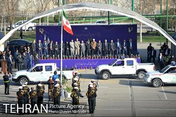 پیشواز نیروهای شهربان و حریم بان از نوروز با حضور شهردار تهران 49