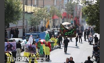 برگزاری مراسم سوگواری سالار شهیدان امام حسین (ع) در محلات منطقه 15 16