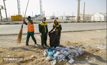 خدمات رسانی شهرداری منطقه 5 در پایانه مرزی مهران 30